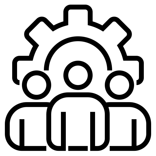 Expert digital marketing team icon